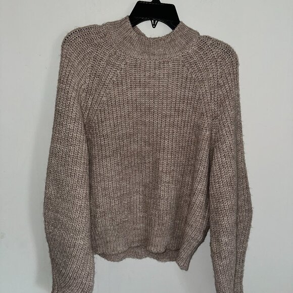 Z Supply Desmond Knit Brown Sweater Sz M - Picture 2 of 5